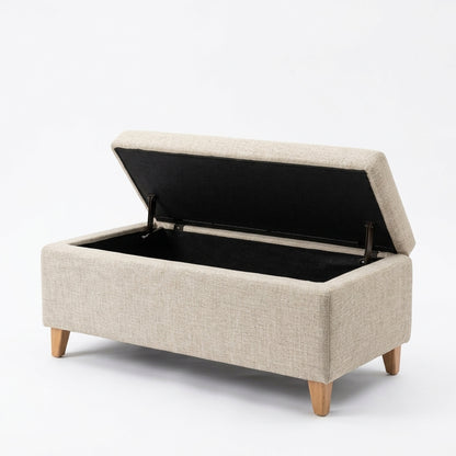 Linvioras™ HearthWeave Storage Ottoman Bench