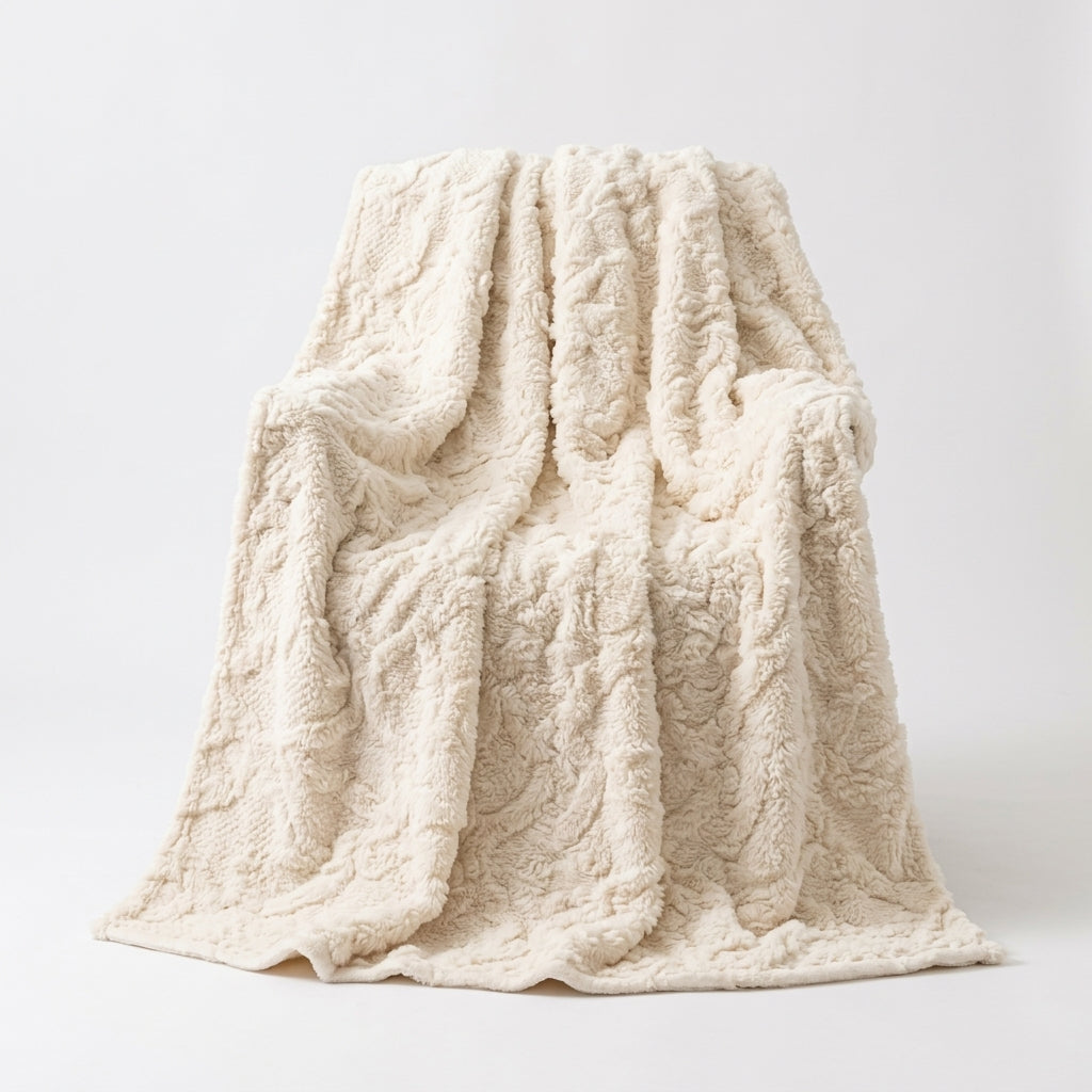 Linvioras™ CloudNest Tufted Throw Blanket